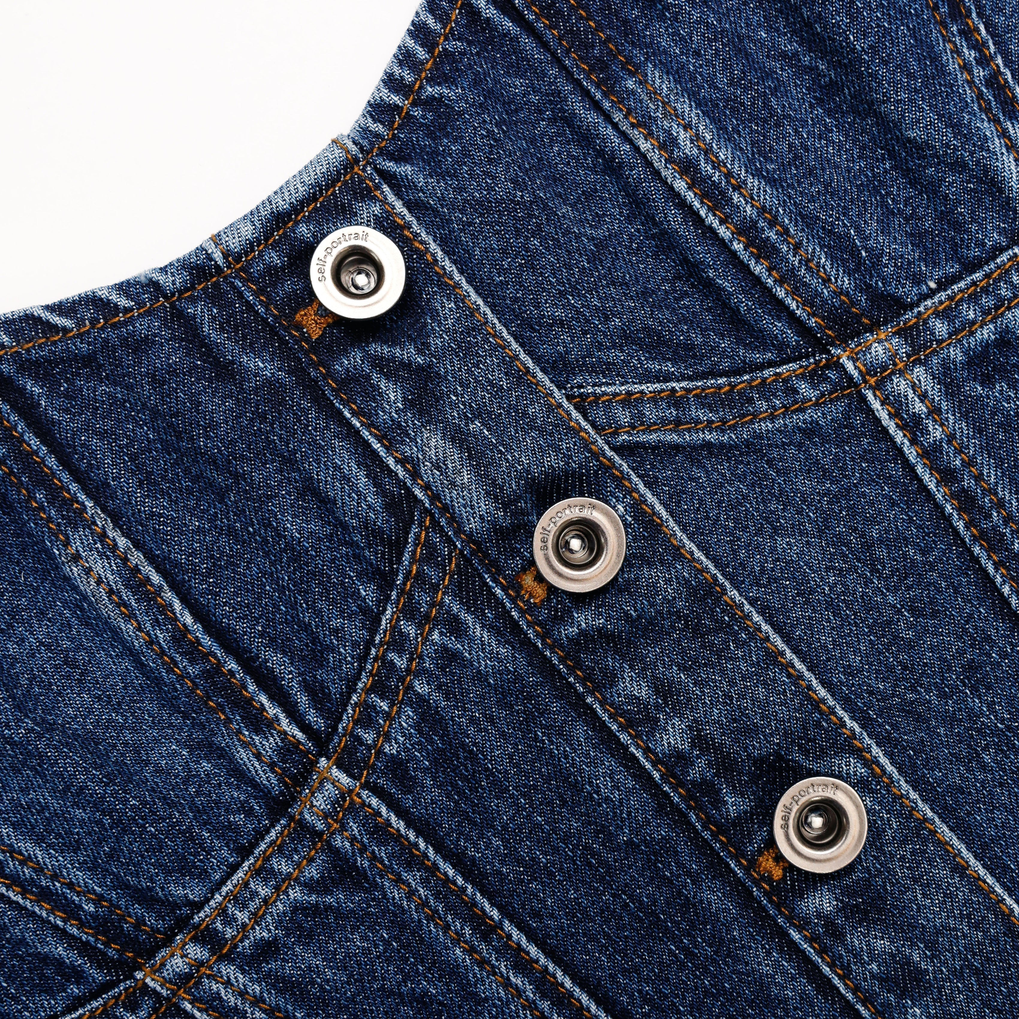 Denim Corset Top