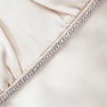 Champagne Satin Maxi Dress