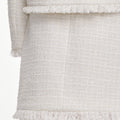 Cream Sequin Boucle Mini Skirt
