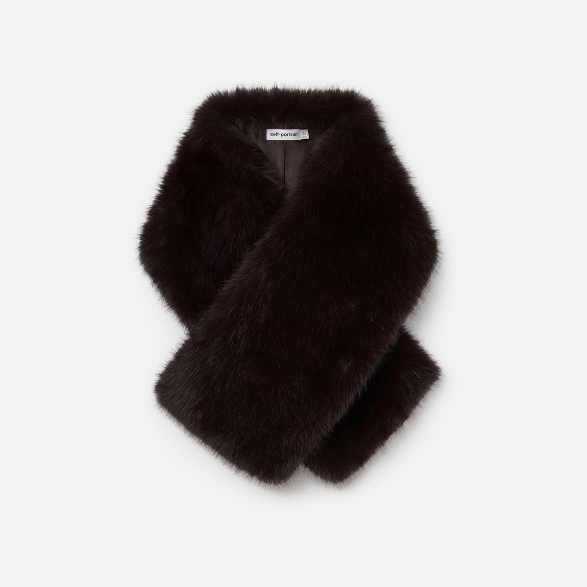 Brown Faux Fur Scarf