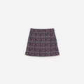Multi Textured Knit Skirt