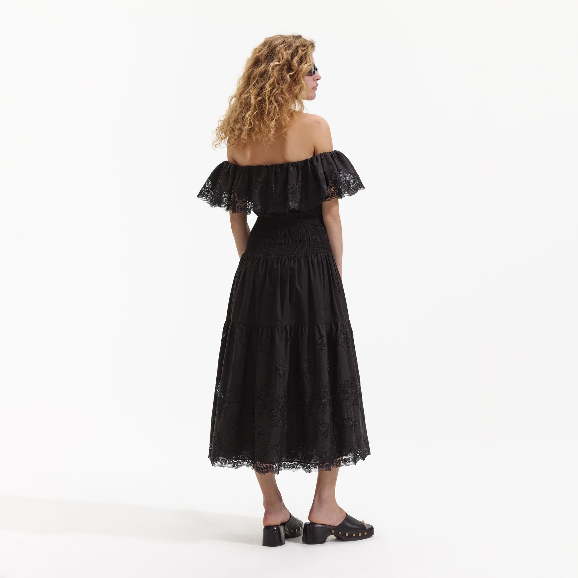 So Sweet Black Square Neck Thigh Split Tailored Maxi Dress – Club L London  - USA