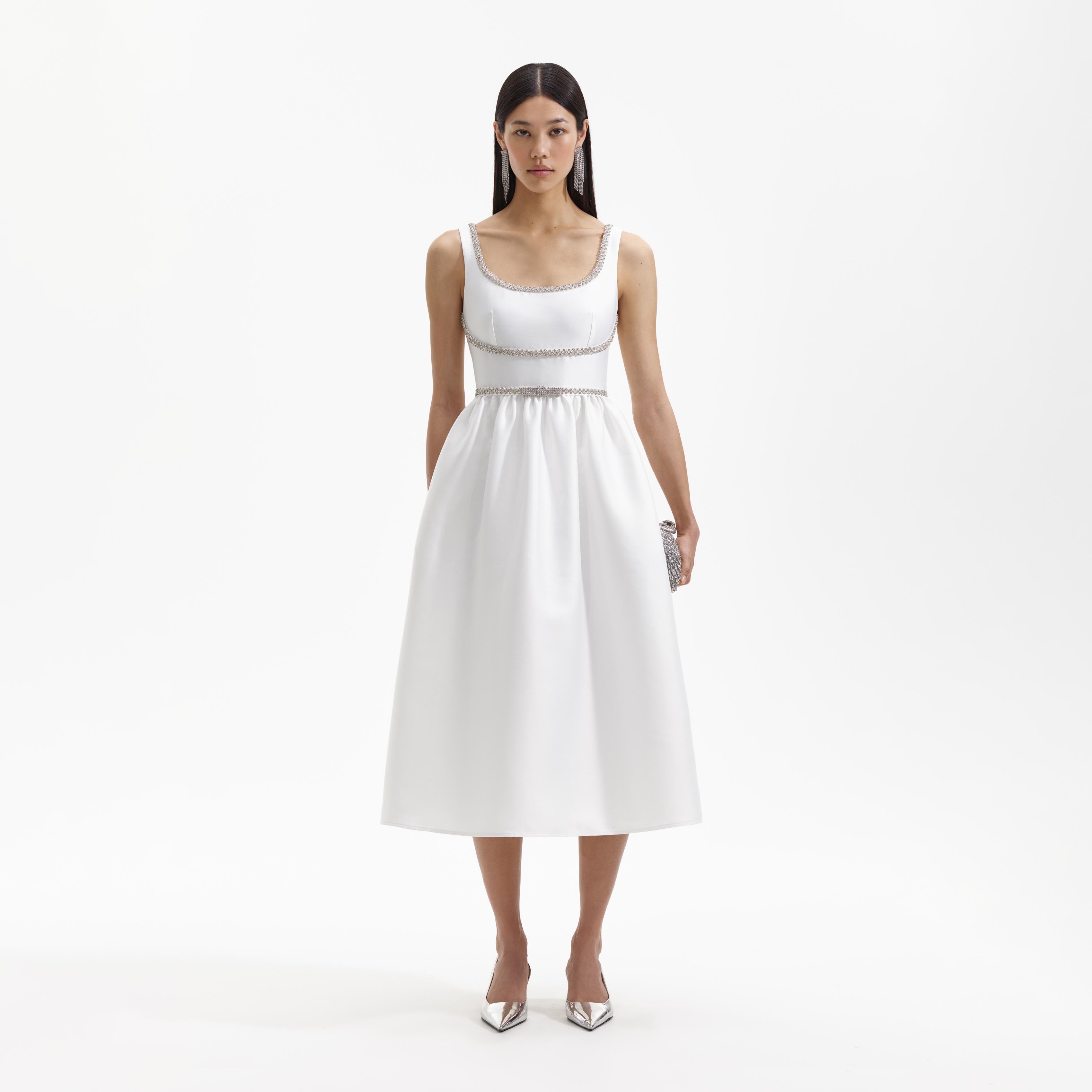 White midi 2024 dress canada