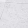 White Cotton Embroidered Midi Dress