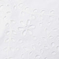 White Cotton Embroidered Top