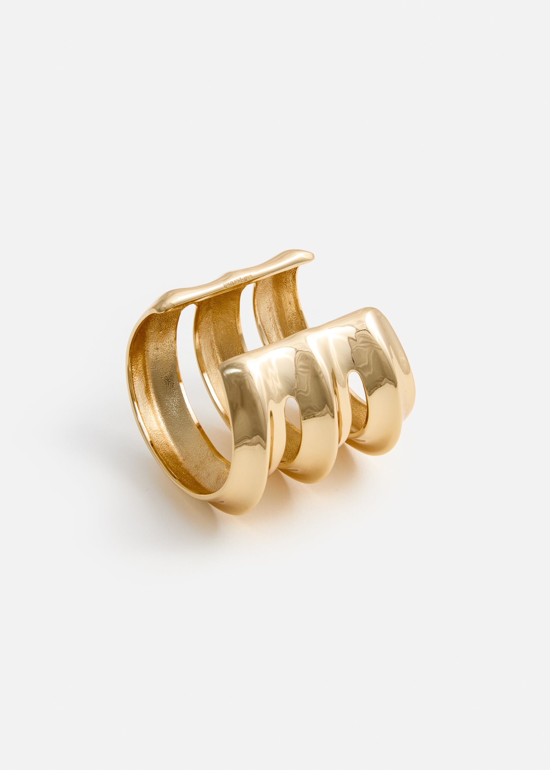 A photo of the Gold Sculpted Double Cuff