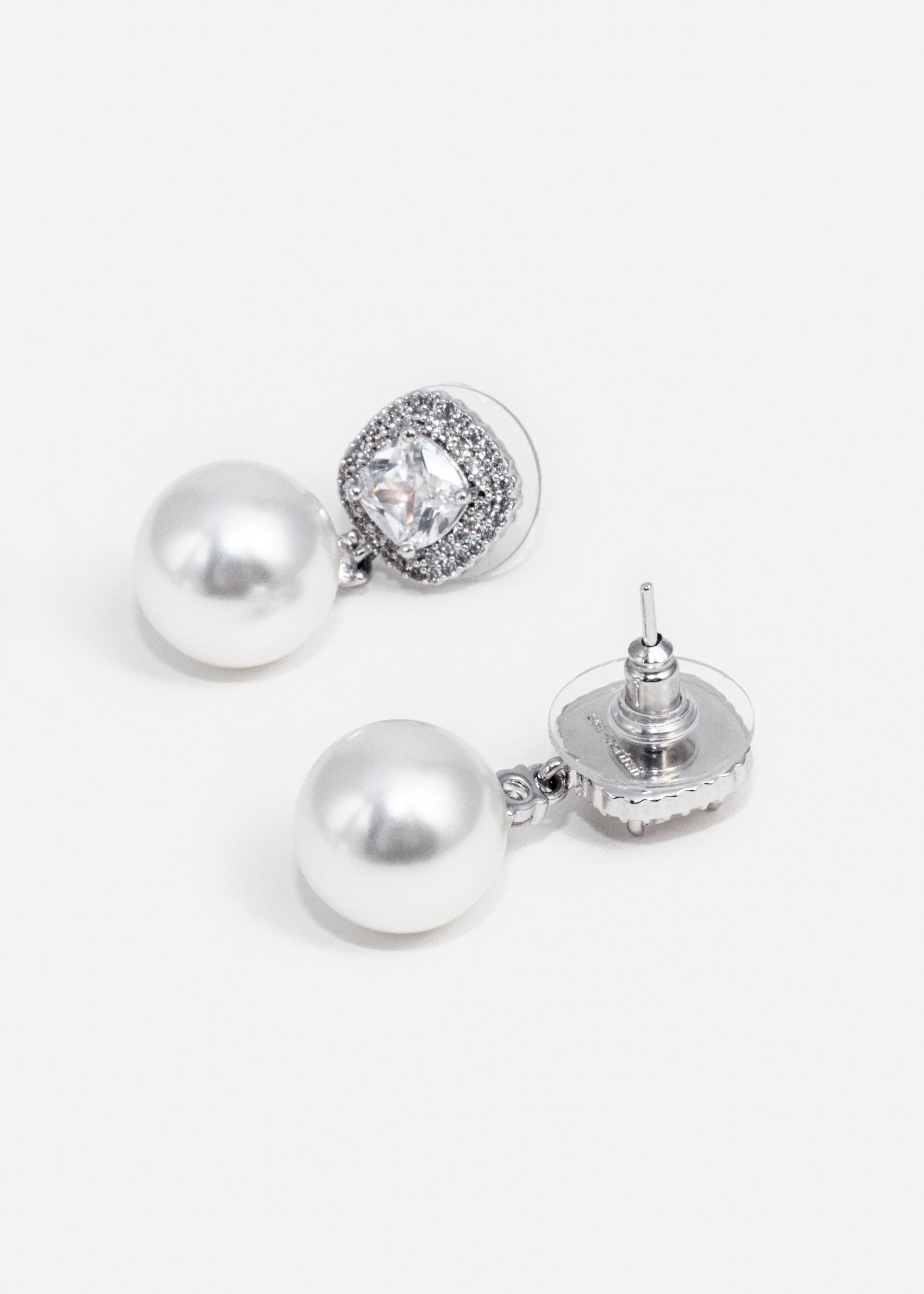 Crystal Pearl Earrings