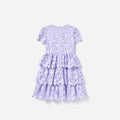 Lilac Butterfly Lace Dress