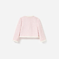 Pink Bow Boucle Jacket