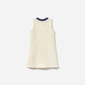Cream Sequin Knit Dress