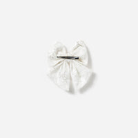 Cream Tulle Hair Bow