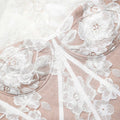 White Sequin Lace Top