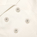 Cream Boucle Maxi Dress