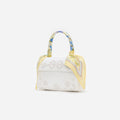 Cream Linen Yellow Floral Mini Bag