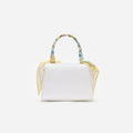 Cream Linen Yellow Floral Mini Bag