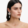 Crystal Pearl Droplet Earrings