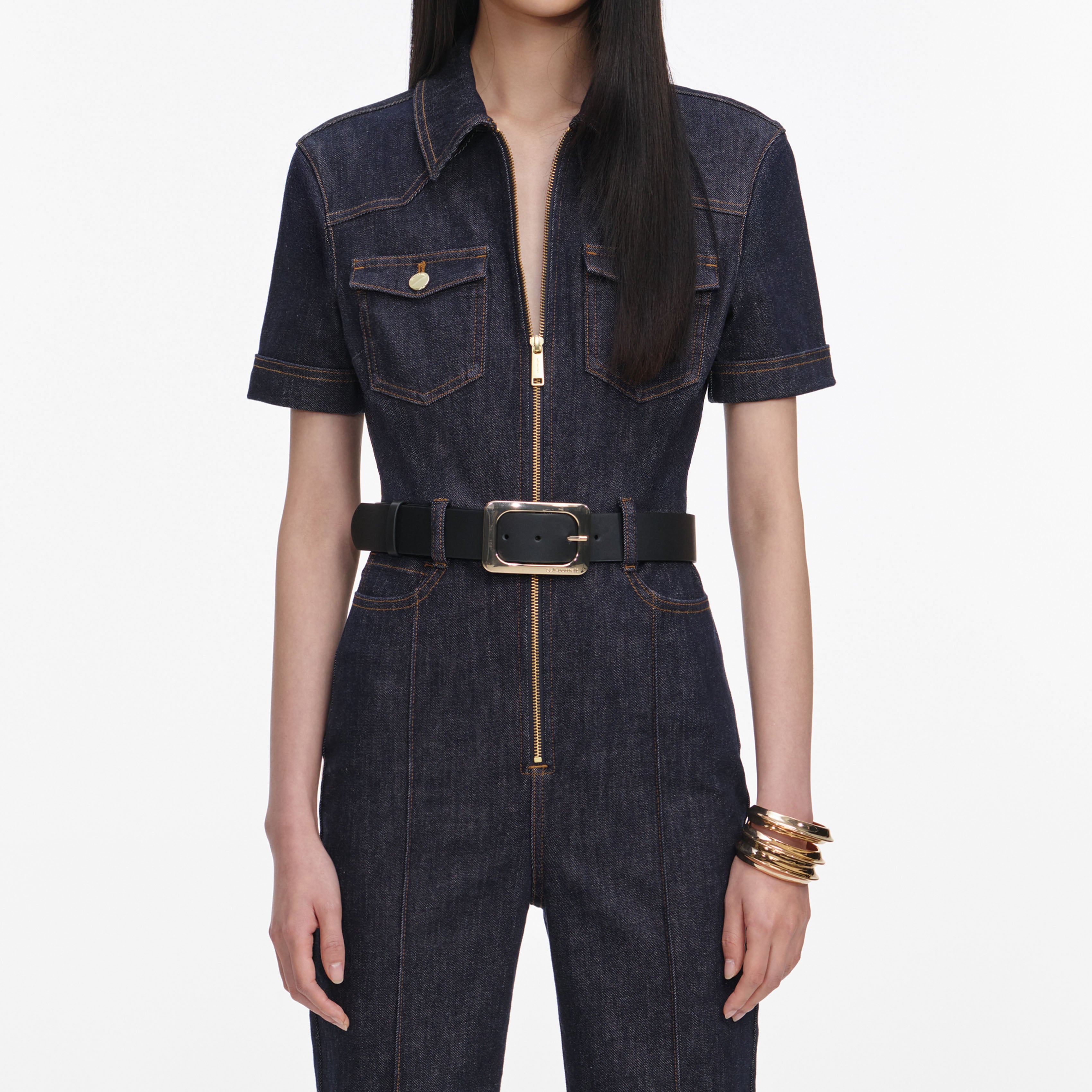 Indigo Denim Jumpsuit