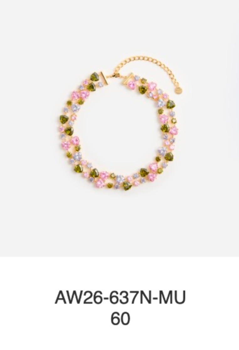 Multi Crystal Necklace