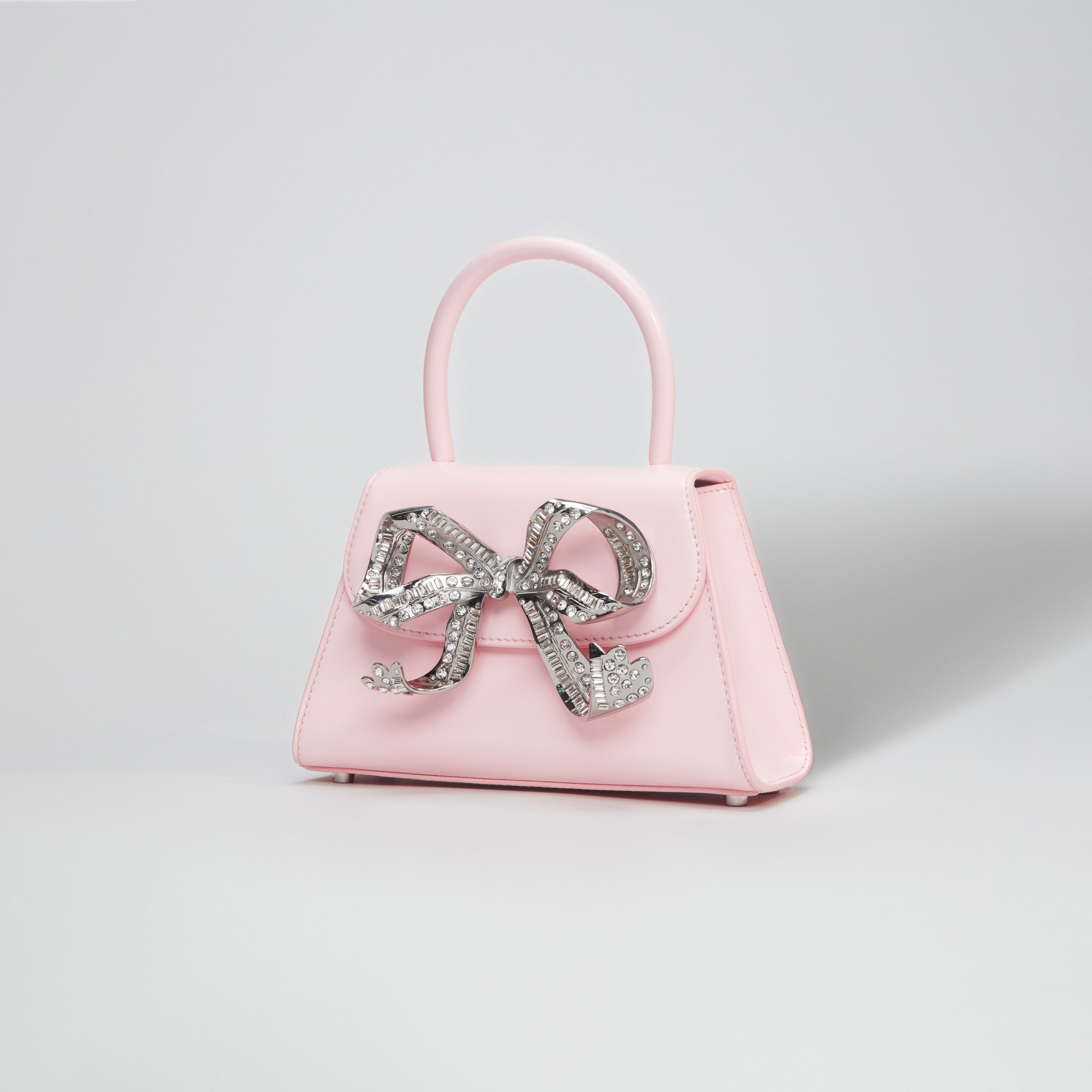 The Bow Mini in Pink with Diamanté – self-portrait