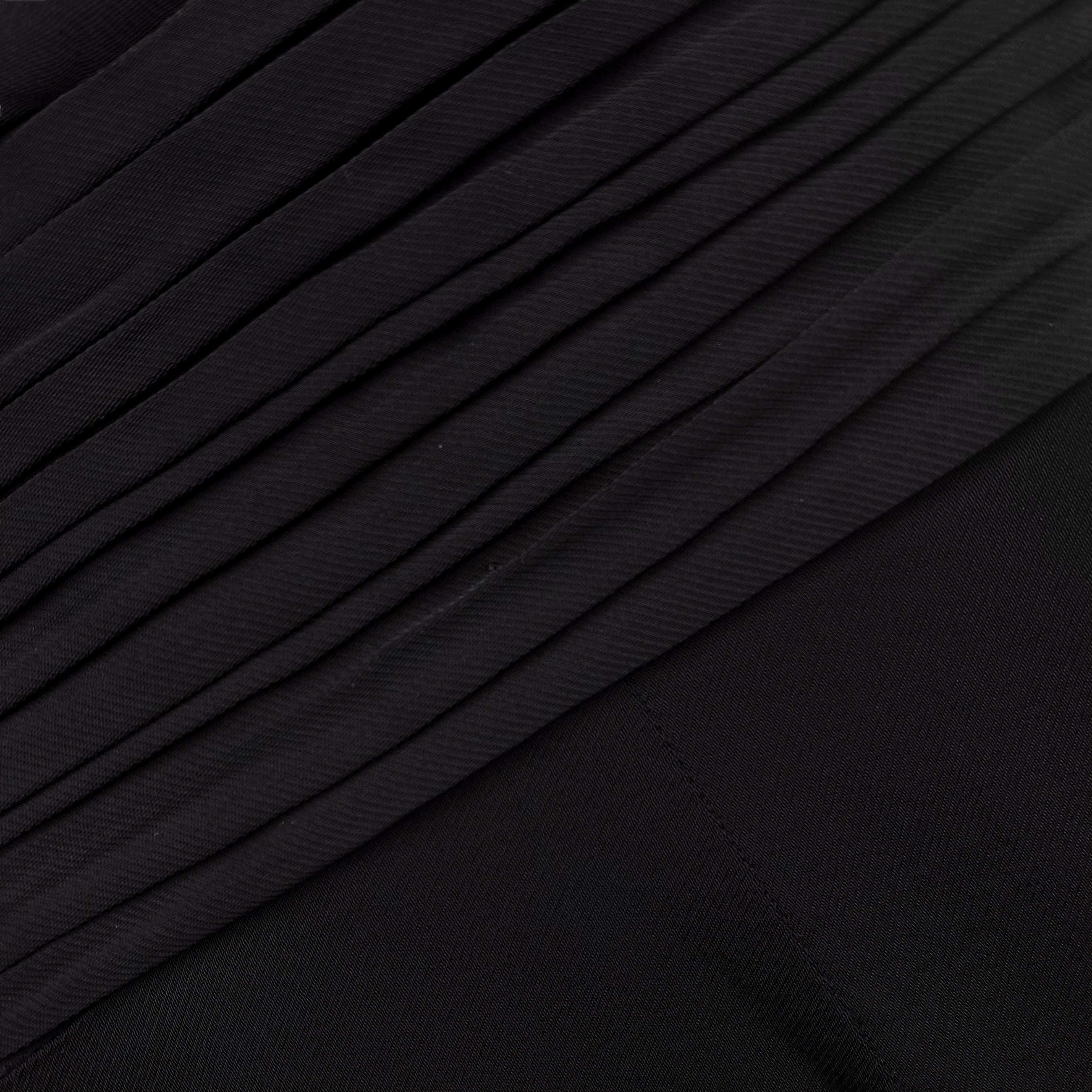Black Maxi Stretch Crepe Dress