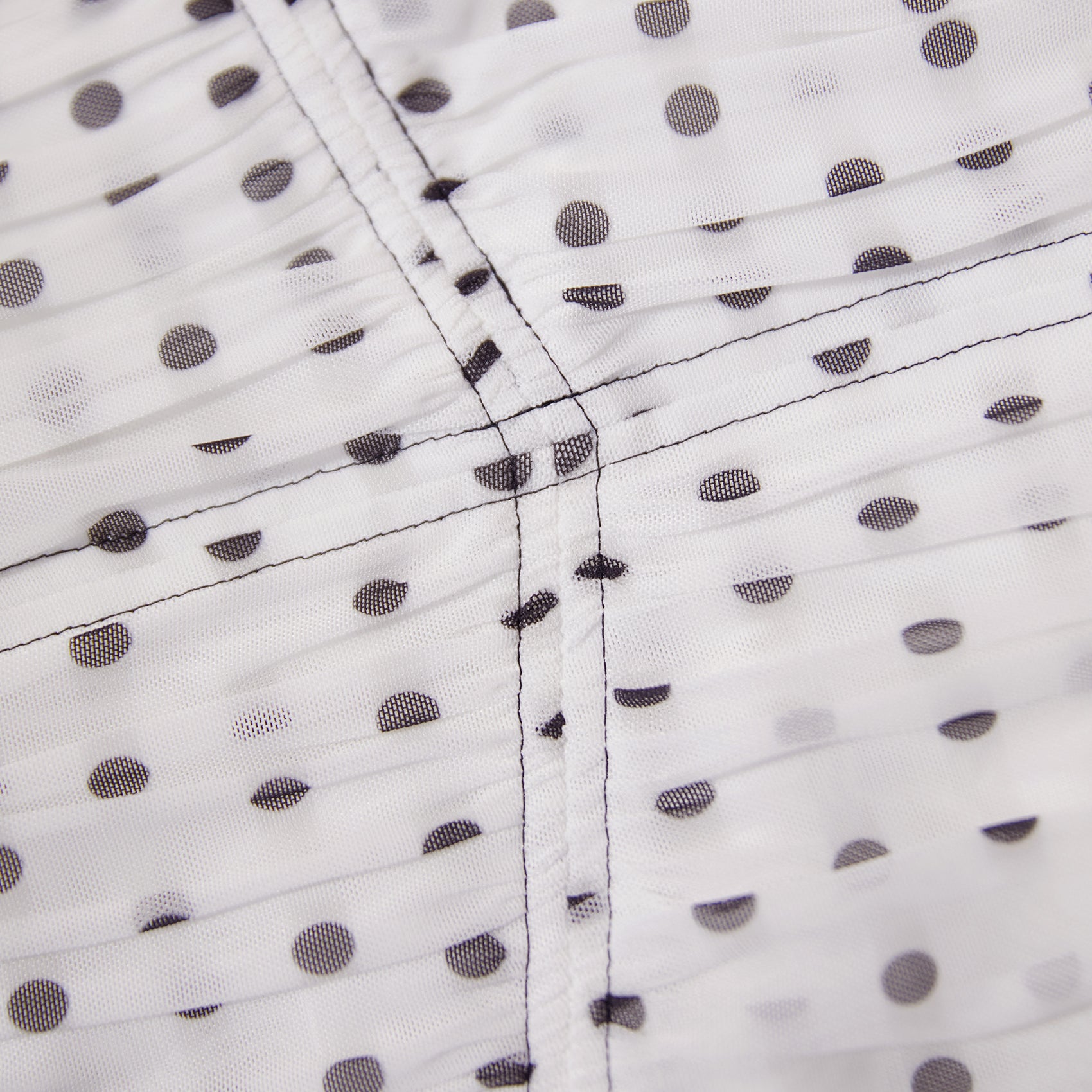 Polka Dot Off Shoulder Mini Dress