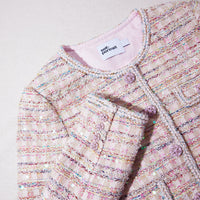 Pink Sequin Boucle Jacket