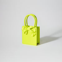 Yellow Bow Mini Tote Bag