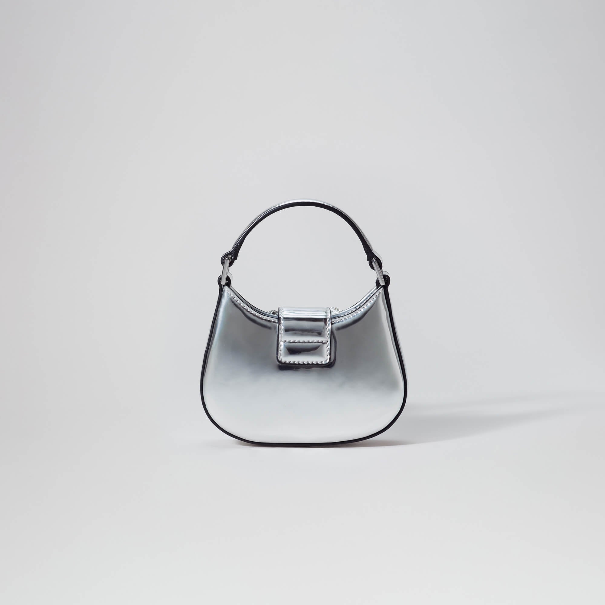 Silver satchel hot sale