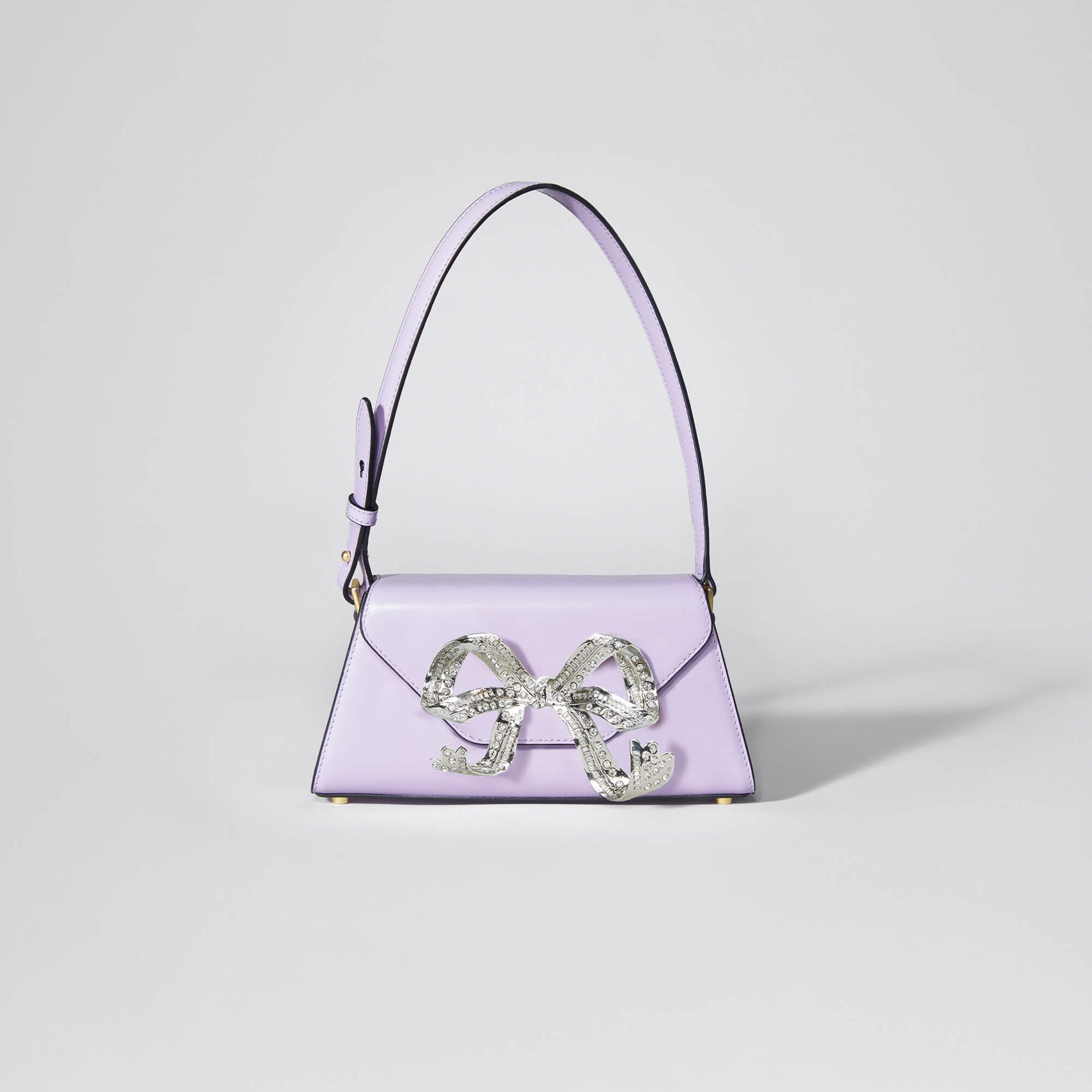 Lilac Bow Mini Shoulder Bag