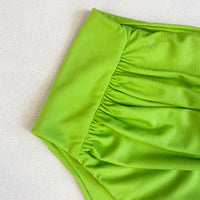 Green High Waisted Bikini Brief