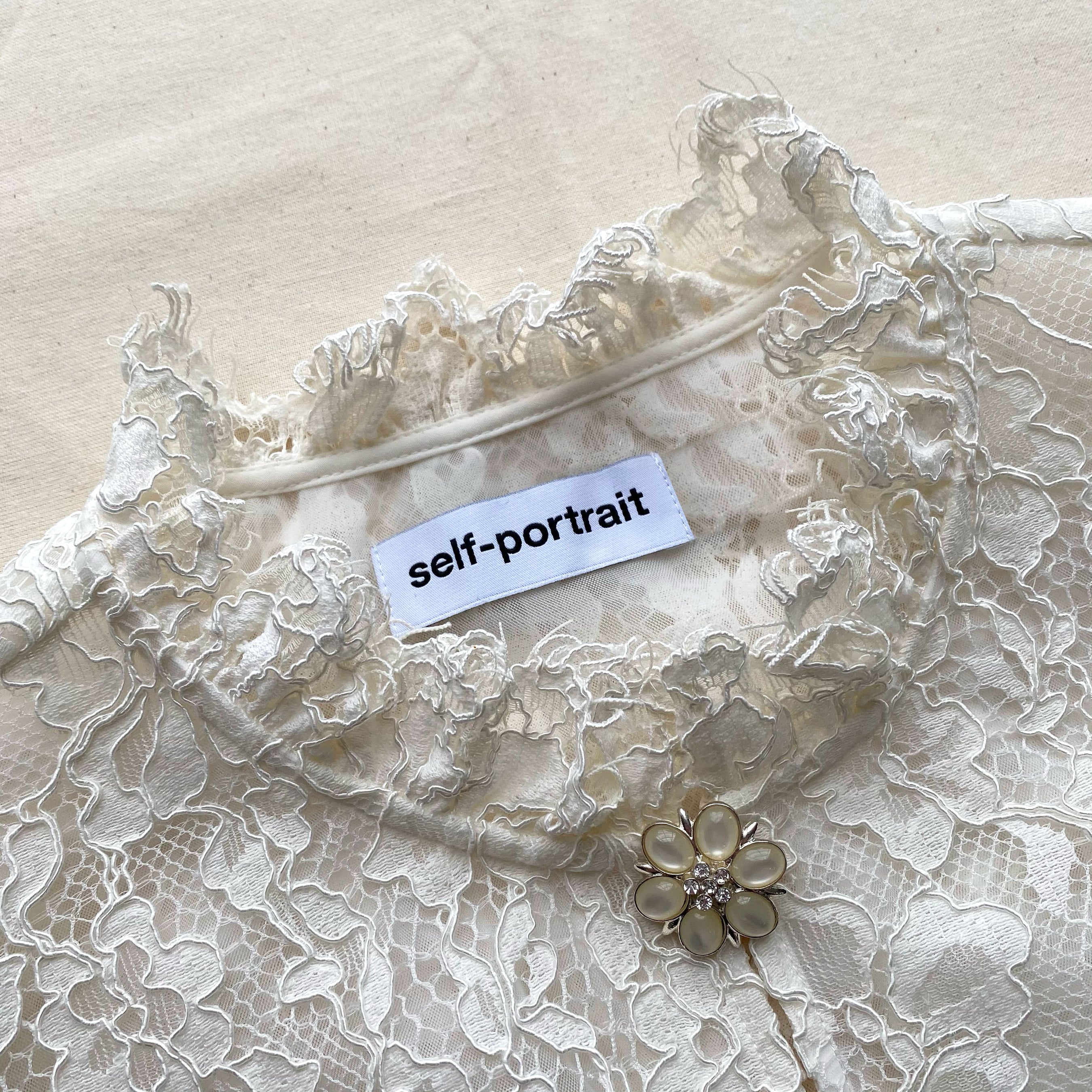 Ivory Corded Lace Top