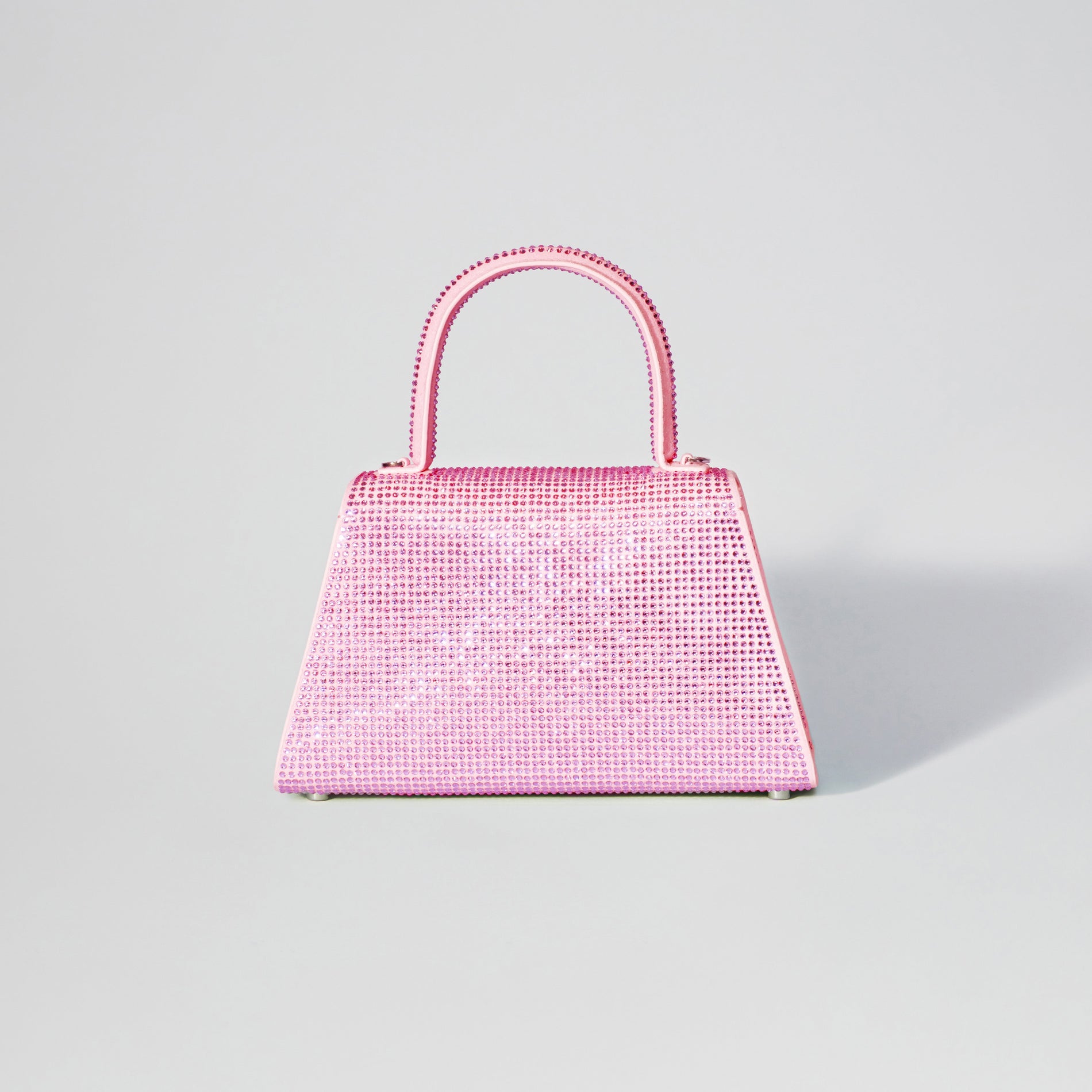 Pink Diamante Bow Envelope Mini Bag