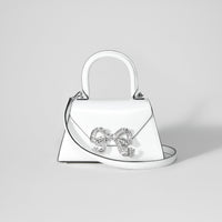 White Bow Envelope Mini Bag